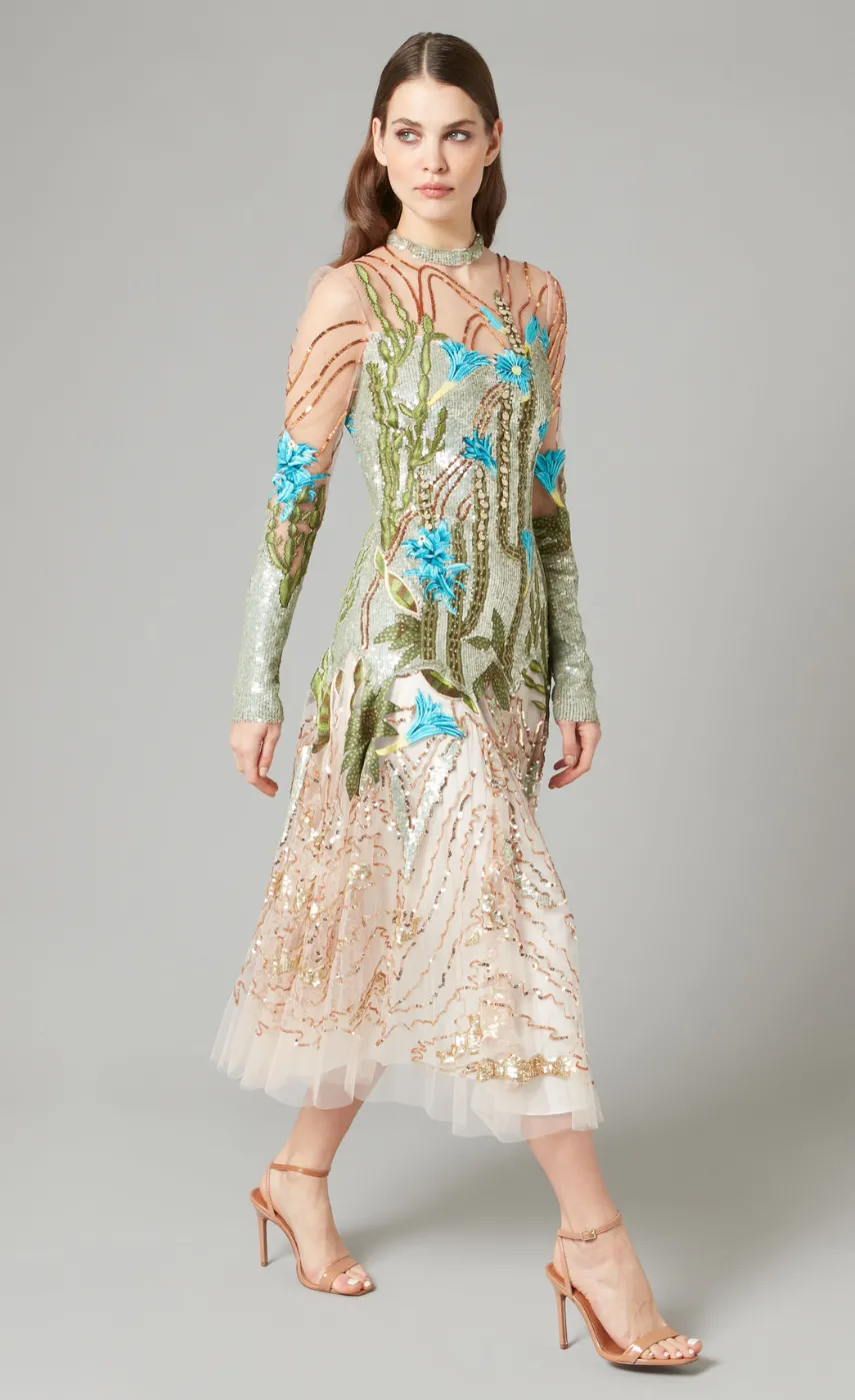 addison_midi_dress_2.webp Temperley London Addison Midi Dress<Women Dresses & Jumpsuits