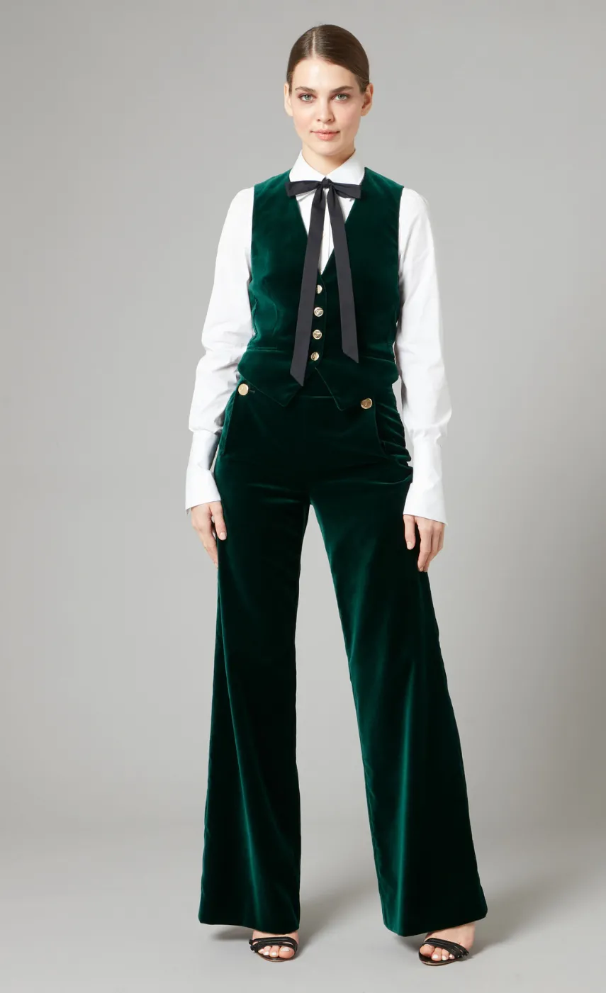 clove_velvet_waisted_trousers_2-1.webp Temperley London Clove Velvet Waisted Trousers<Women Trousers