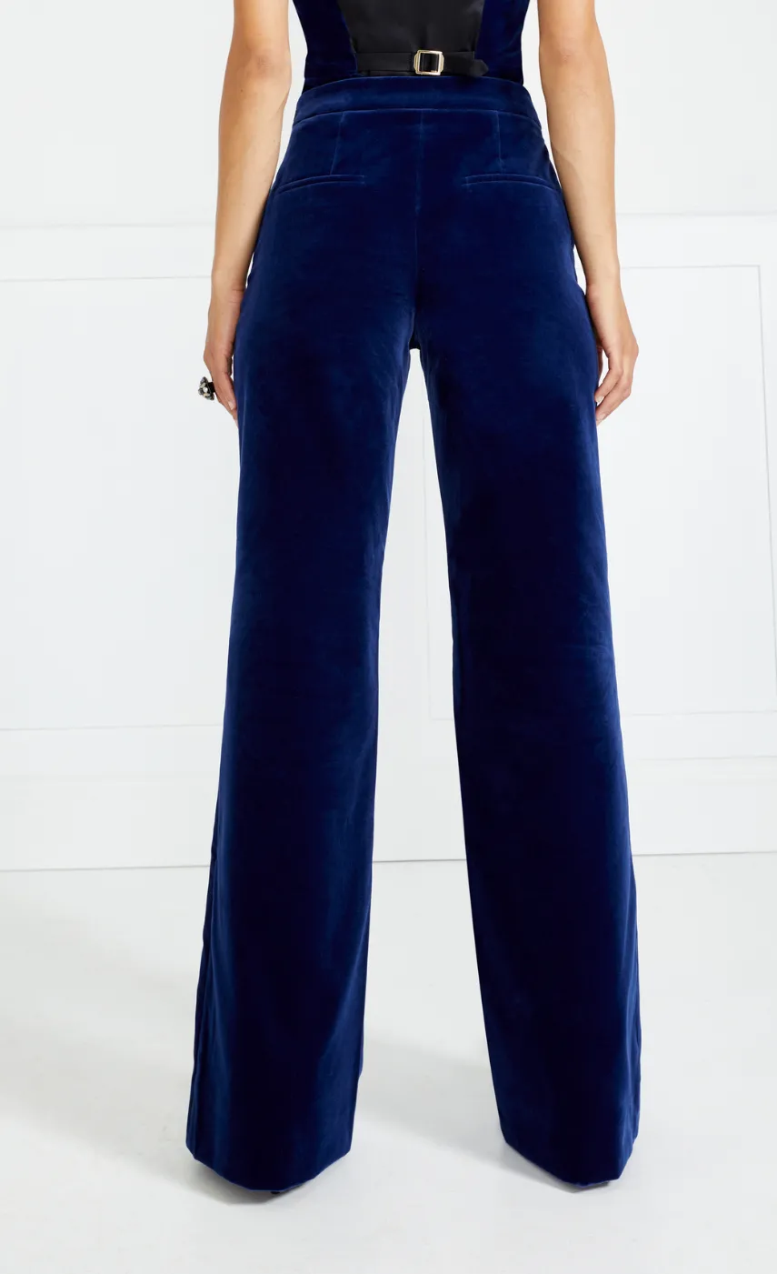 clove_velvet_waisted_trousers_3-4.webp Temperley London Clove Velvet Waisted Trousers<Women Trousers