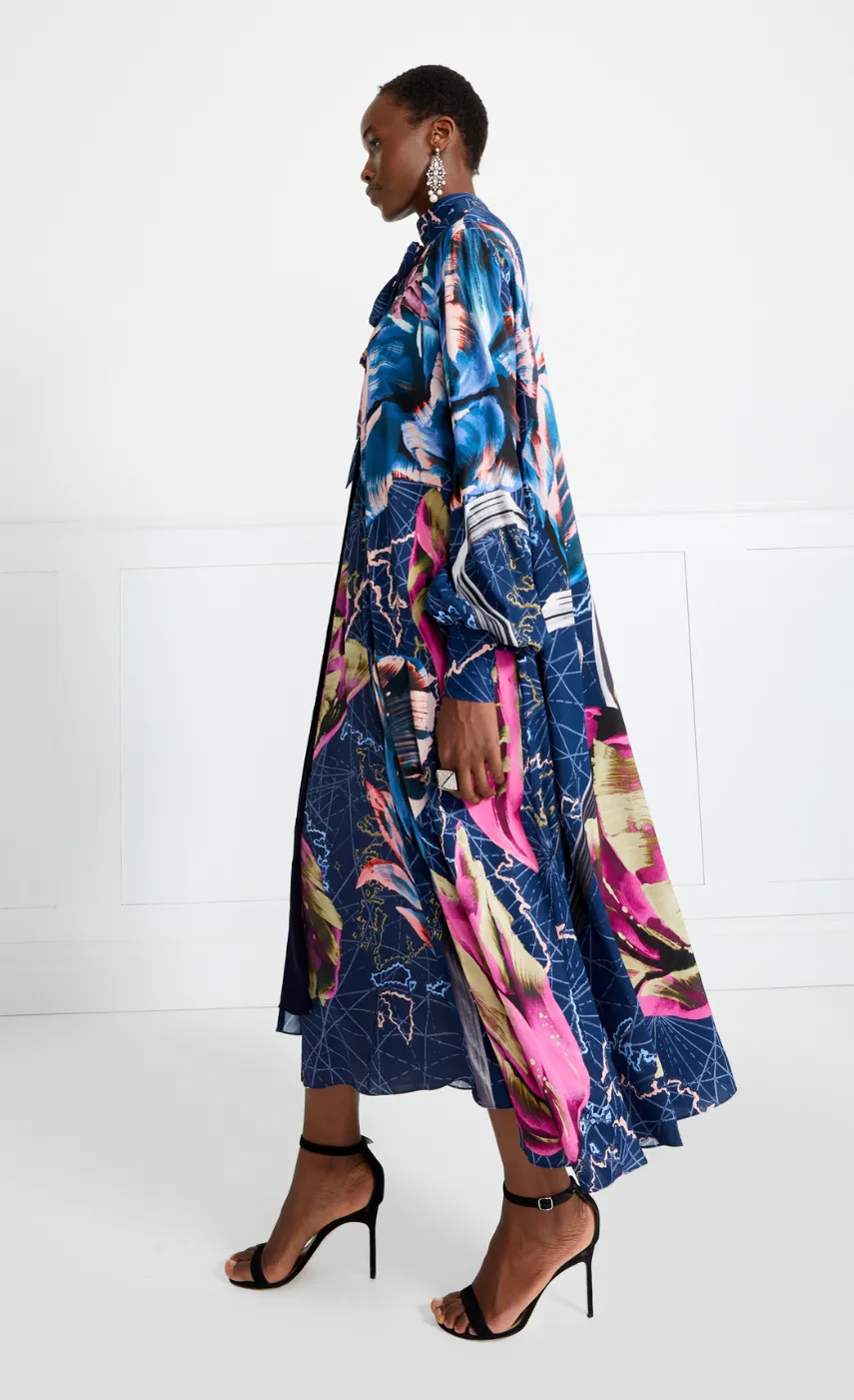 dora_print_coat_2.webp Temperley London Dora Print Coat<Women Coats & Jackets
