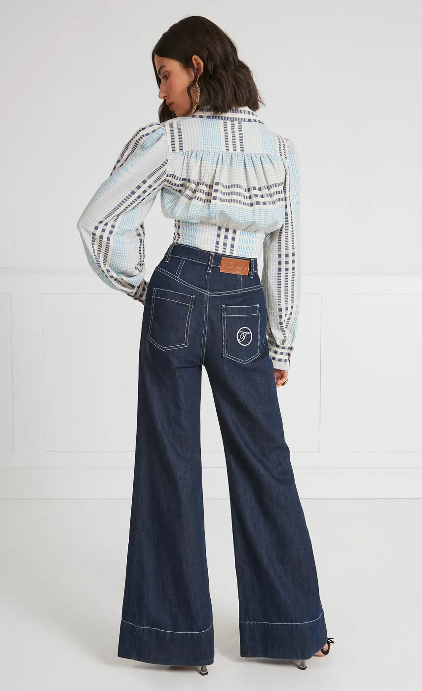 fontana_wide_leg_jean_3.webp Temperley London Fontana Wide Leg Jean<Women Trousers