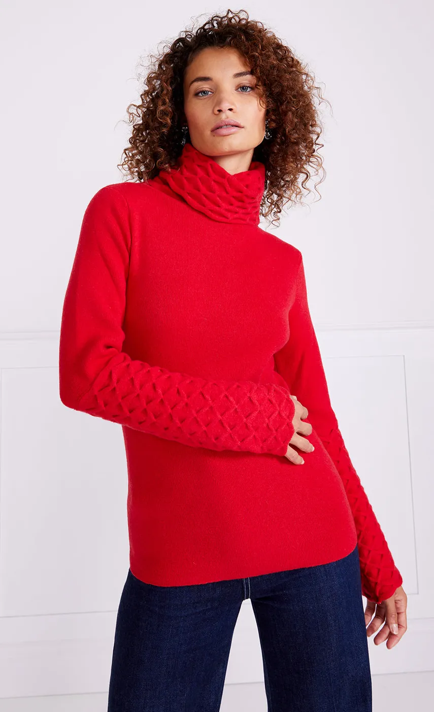 honeycomb_knit_jumper_4-5.webp Temperley London Honeycomb Knit Jumper<Women Knitwear