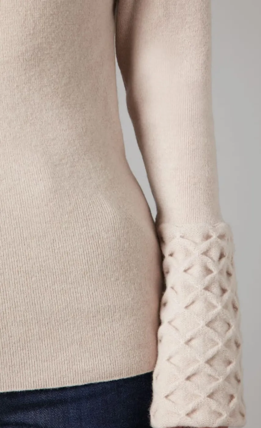 honeycomb_knit_longer_sleeve_jumper_5.webp Temperley London Honeycomb Knit Longer Sleeve Jumper<Women Knitwear