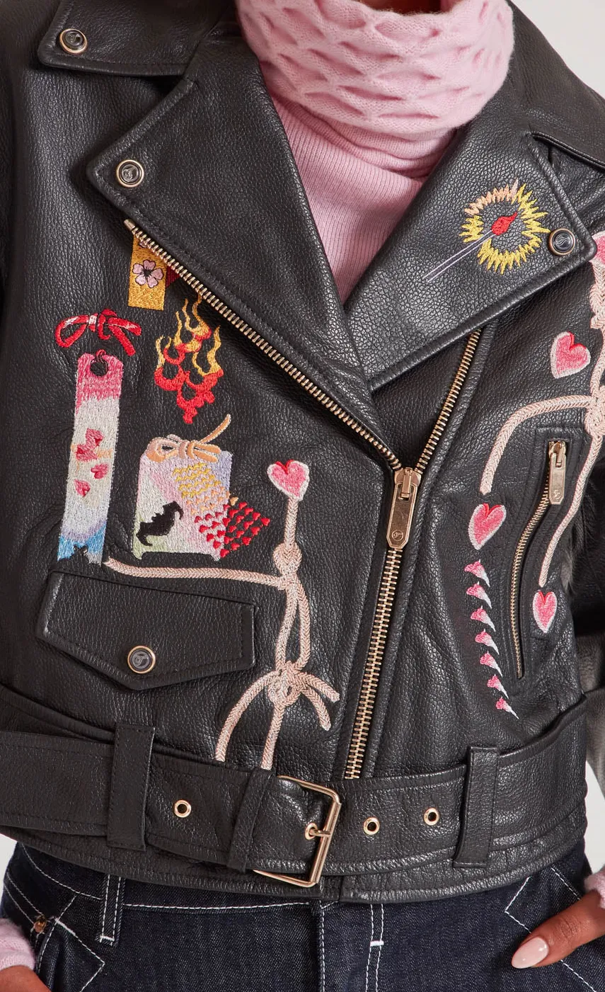 kyoto_leather_jacket_5.webp Temperley London Kyoto Leather Jacket<Women Coats & Jackets