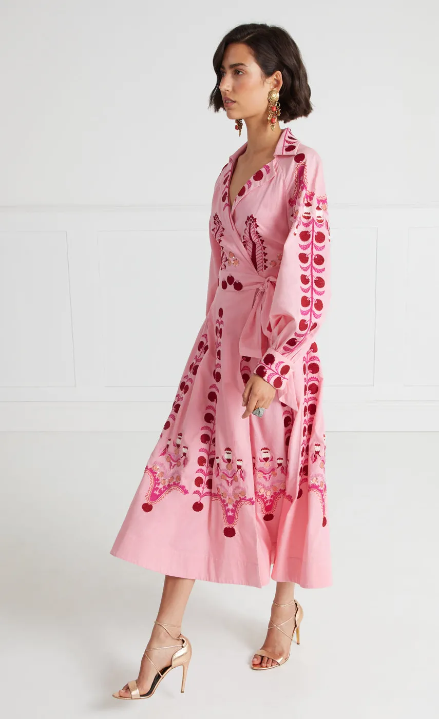 langley_wrap_dress_2.webp Temperley London Langley Wrap Dress<Women Dresses & Jumpsuits