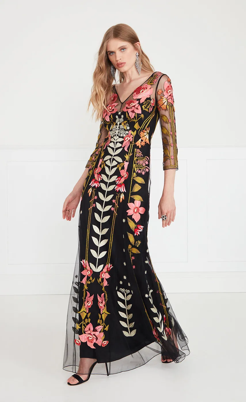 lucille_v_neck_dress_2.webp Temperley London Lucille V Neck Dress<Women Dresses & Jumpsuits