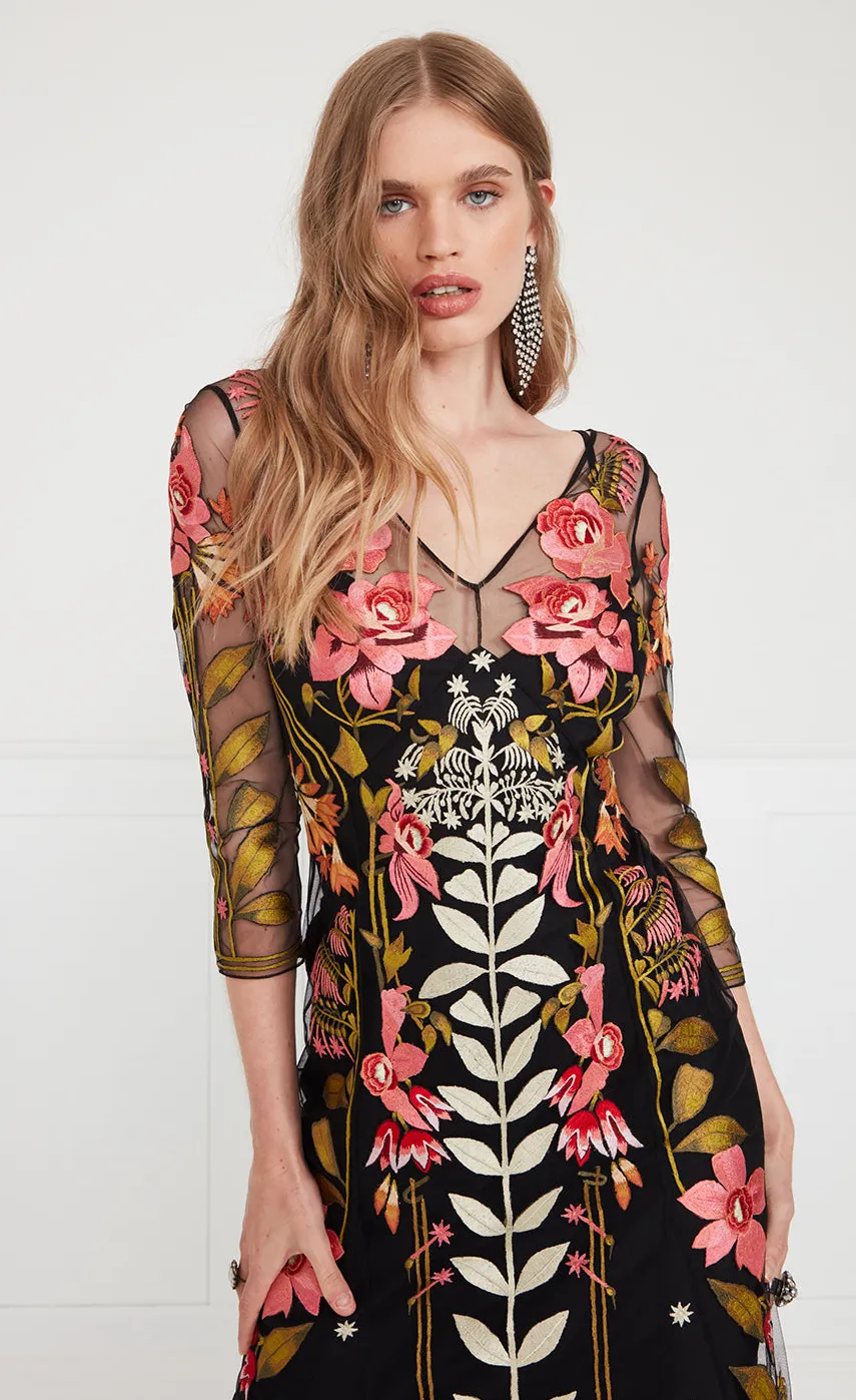 lucille_v_neck_dress_4.webp Temperley London Lucille V Neck Dress<Women Dresses & Jumpsuits