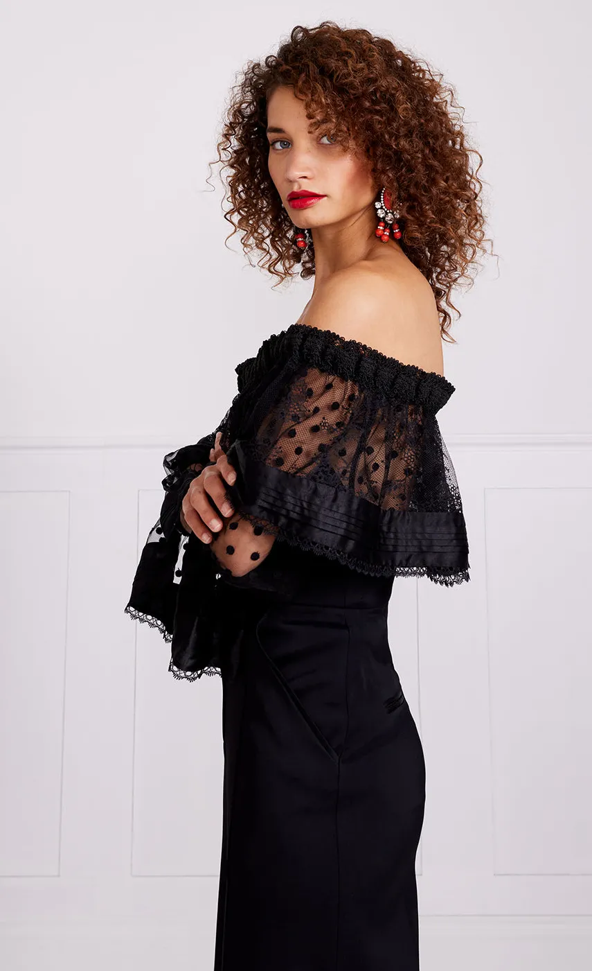marlow_off_shoulder_top_2.webp Temperley London Marlow Off Shoulder Top<Women Tops