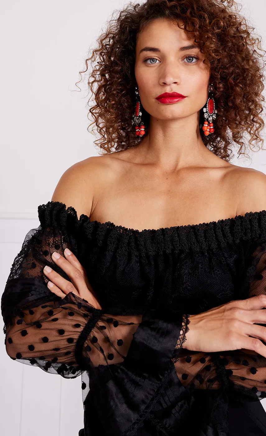 marlow_off_shoulder_top_3.webp Temperley London Marlow Off Shoulder Top<Women Tops