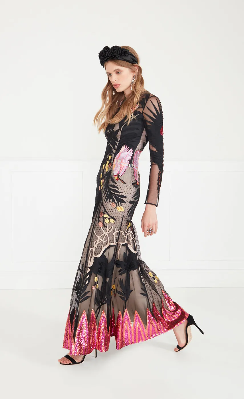 opera_tattoo_dress_2-1.webp Temperley London Opera Tattoo Dress<Women Dresses & Jumpsuits