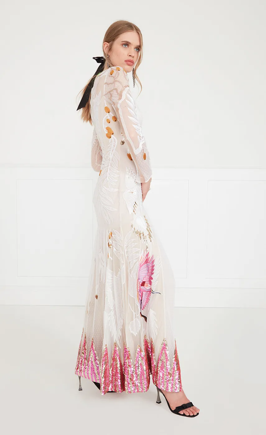 opera_tattoo_dress_2.webp Temperley London Opera Tattoo Dress<Women Dresses & Jumpsuits
