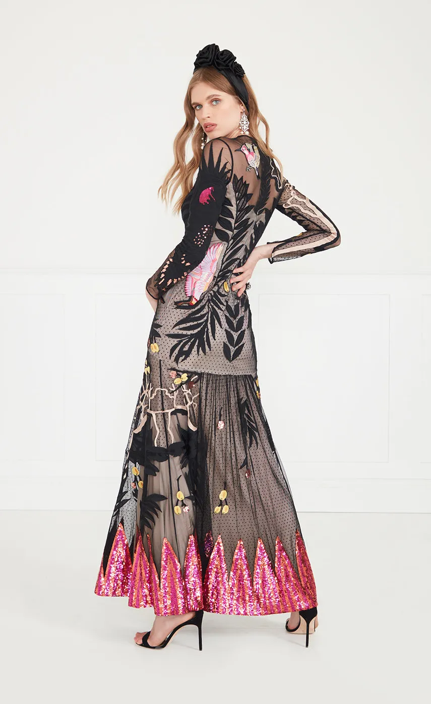 opera_tattoo_dress_3-1.webp Temperley London Opera Tattoo Dress<Women Dresses & Jumpsuits
