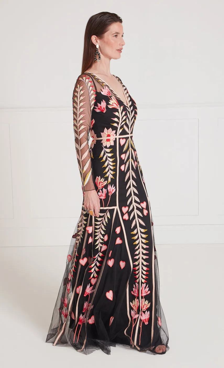rosy_vneck_dress_2.webp Temperley London Rosy V-Neck Dress<Women Dresses & Jumpsuits
