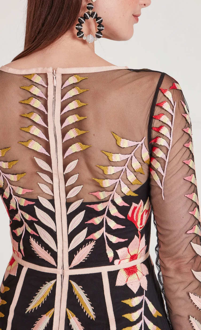 rosy_vneck_dress_5.webp Temperley London Rosy V-Neck Dress<Women Dresses & Jumpsuits