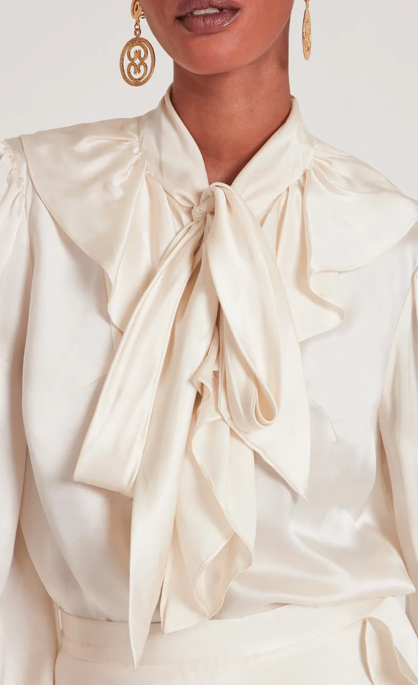skyler_ruffle_blouse_3.webp Temperley London Skyler Ruffle Blouse<Women Tops