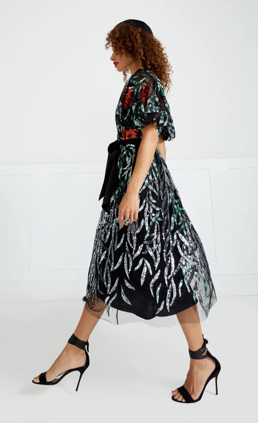 suzani_sequin_dress_2-1.webp Temperley London Suzani Sequin Dress<Women Dresses & Jumpsuits