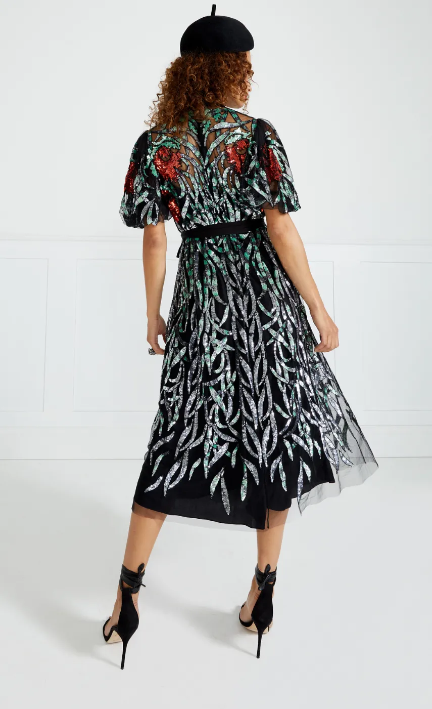 suzani_sequin_dress_3-1.webp Temperley London Suzani Sequin Dress<Women Dresses & Jumpsuits