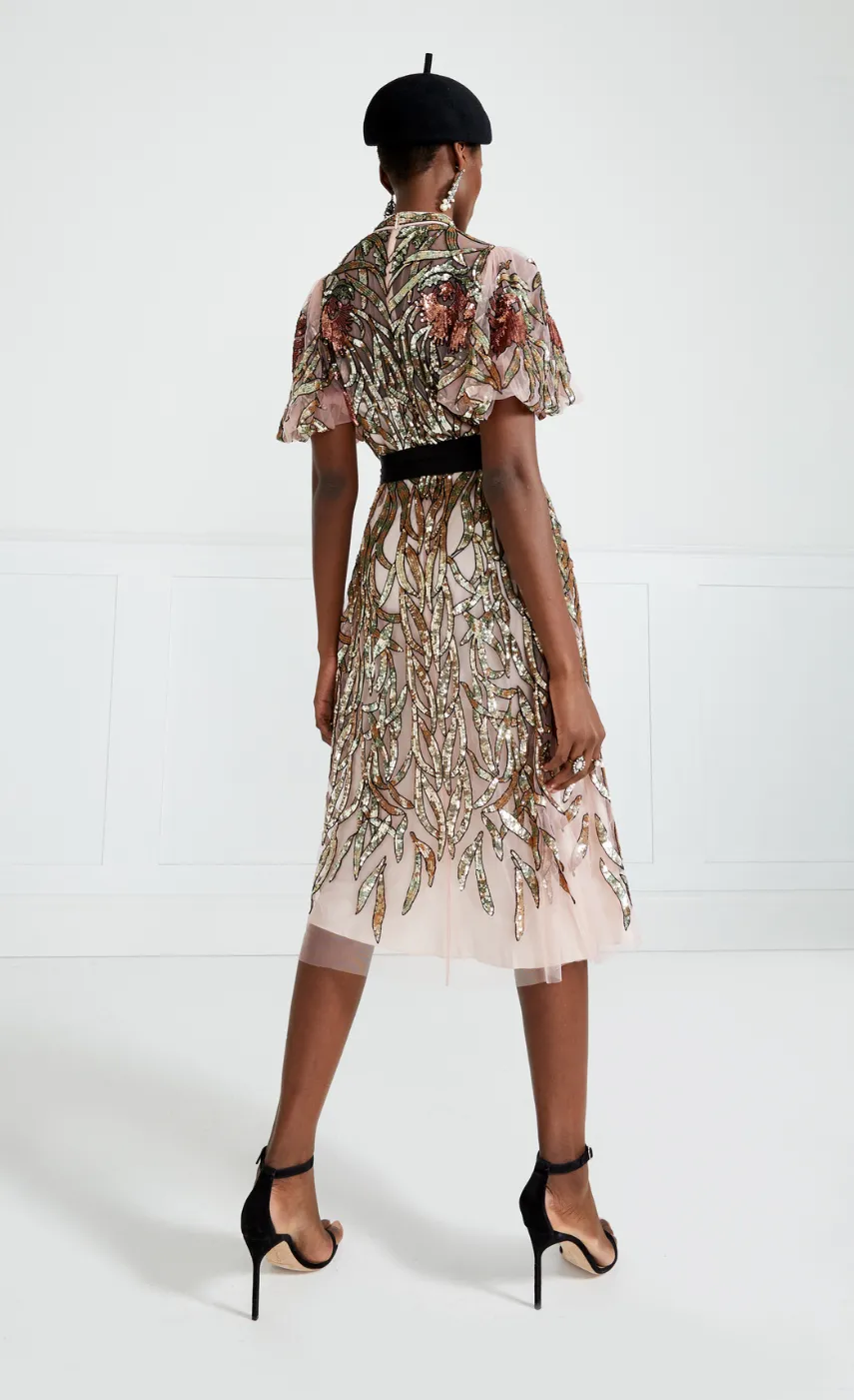 suzani_sequin_dress_3.webp Temperley London Suzani Sequin Dress<Women Dresses & Jumpsuits