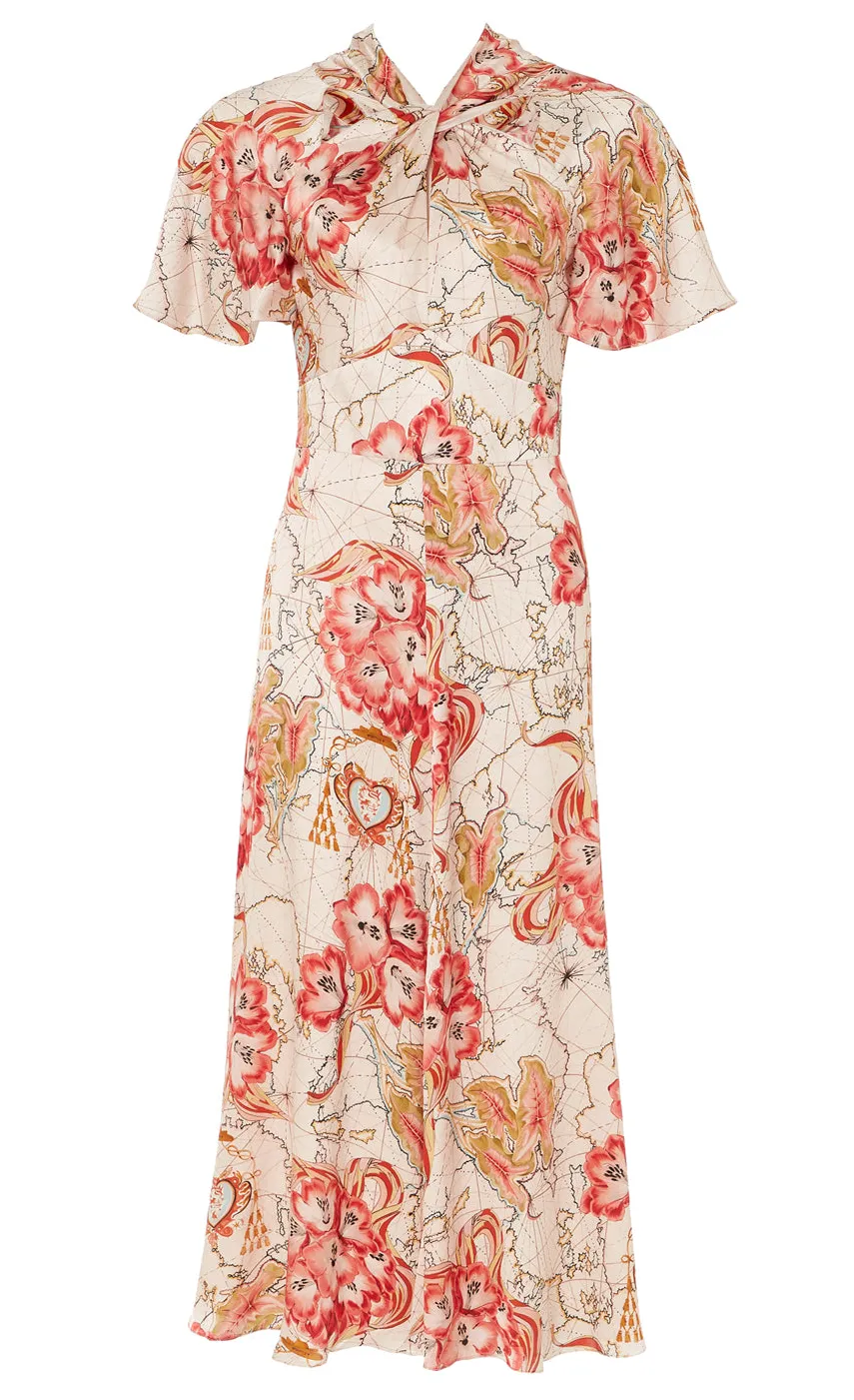 yolande_print_midi_dress_1-1.webp Temperley London Yolande Print Midi Dress<Women Dresses & Jumpsuits