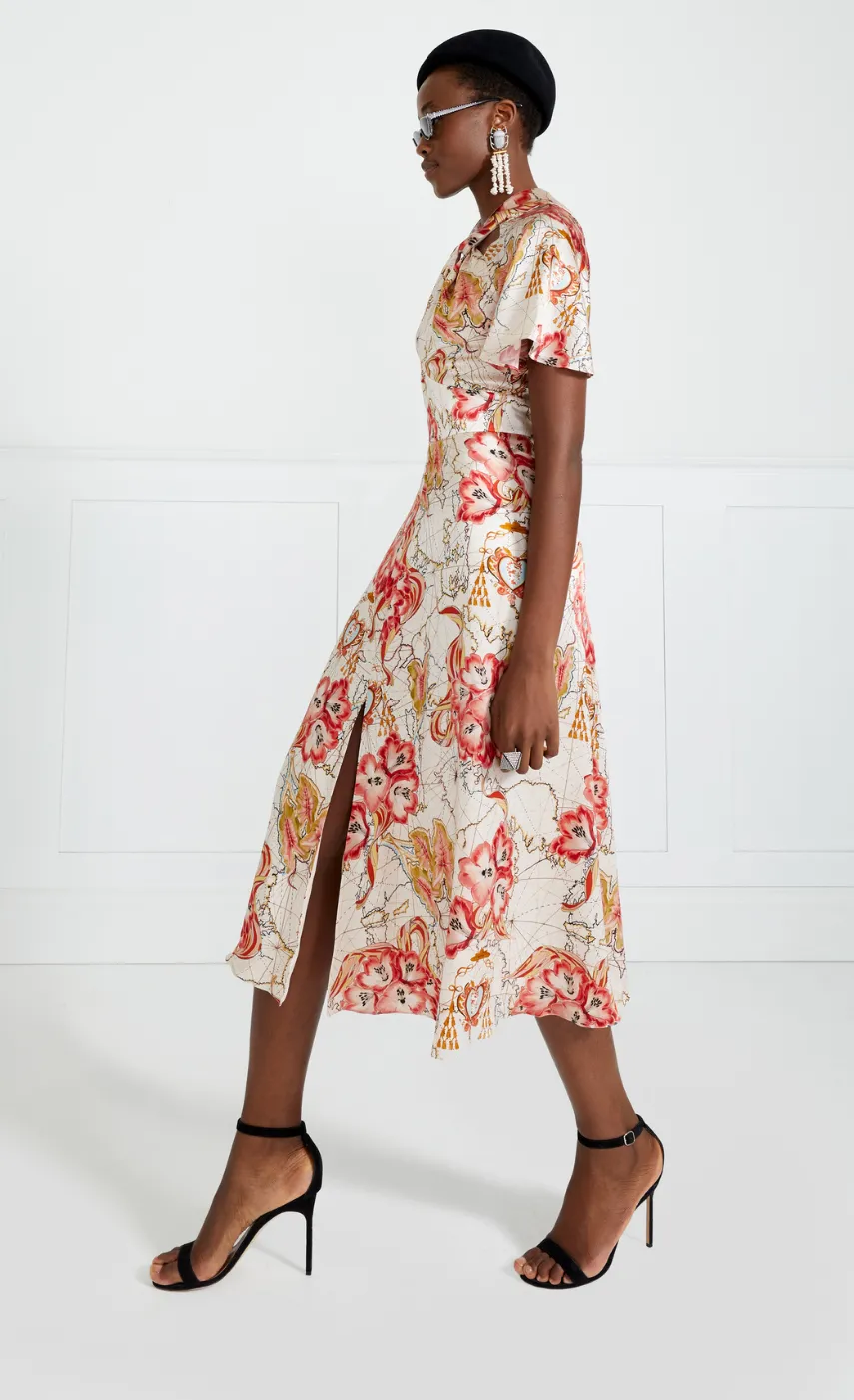 yolande_print_midi_dress_2-1.webp Temperley London Yolande Print Midi Dress<Women Dresses & Jumpsuits