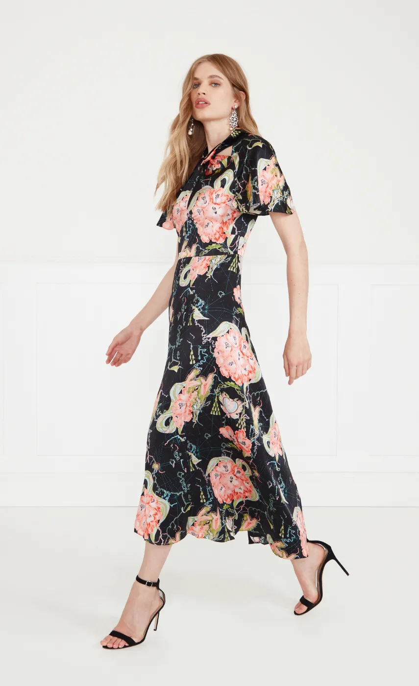 yolande_print_midi_dress_2.webp Temperley London Yolande Print Midi Dress<Women Dresses & Jumpsuits
