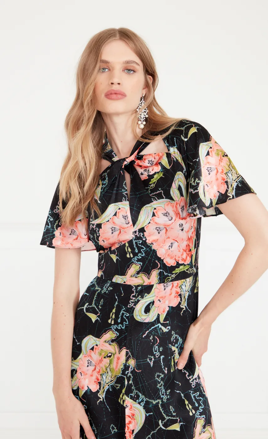 yolande_print_midi_dress_4.webp Temperley London Yolande Print Midi Dress<Women Dresses & Jumpsuits