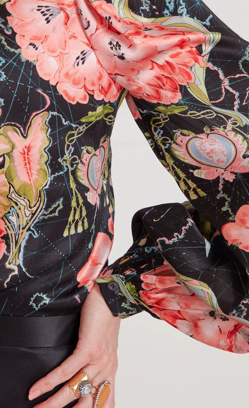 yolande_print_shirt_5.webp Temperley London Yolande Print Shirt<Women Tops