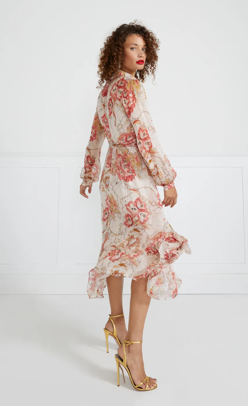 yolande_print_shirt_dress_2-1.webp Temperley London Yolande Print Shirt Dress<Women Dresses & Jumpsuits