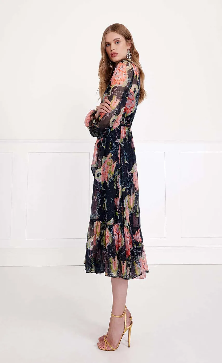 yolande_print_shirt_dress_2.webp Temperley London Yolande Print Shirt Dress<Women Dresses & Jumpsuits