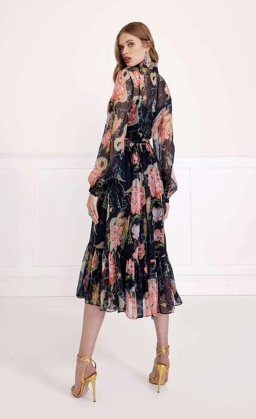 yolande_print_shirt_dress_3.webp Temperley London Yolande Print Shirt Dress<Women Dresses & Jumpsuits